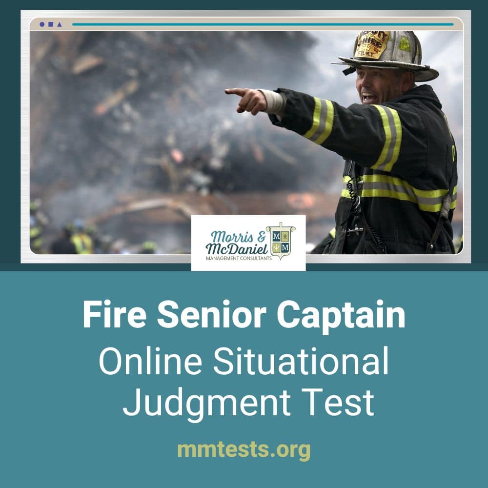 Fire Senior Captain giving orders after a fire