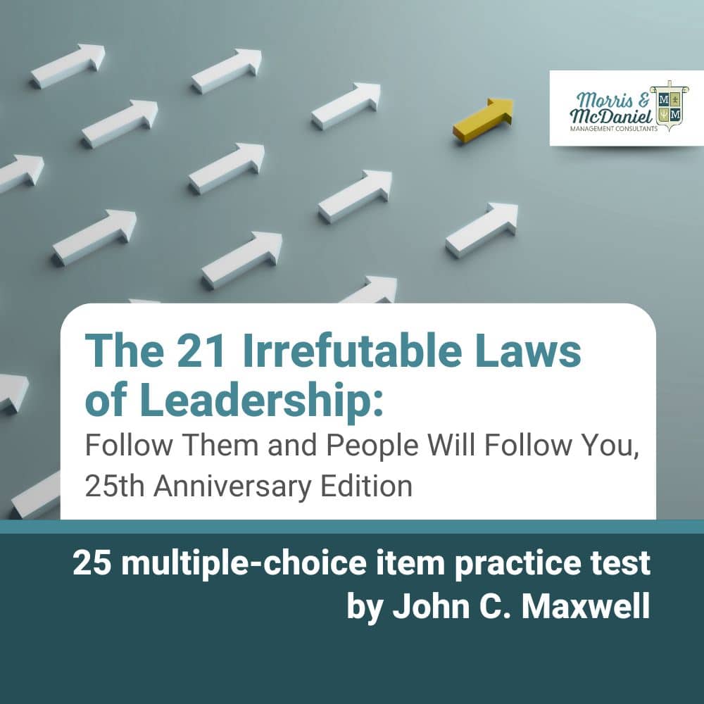 The 21 Irrefutable Laws of Leadership: Follow Them and People Will Follow You, 25th Anniversary Edition product image